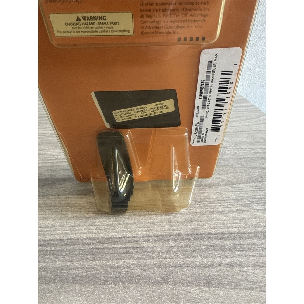 Motorola Talkabout 250 Two-Way Radio Cobalt Blue NEW Sealed Vintage - Picture 6 of 7